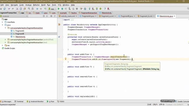 #3 Android Fragments tutorial series - 12 - Understanding Fragment Transactions смотреть онлайн