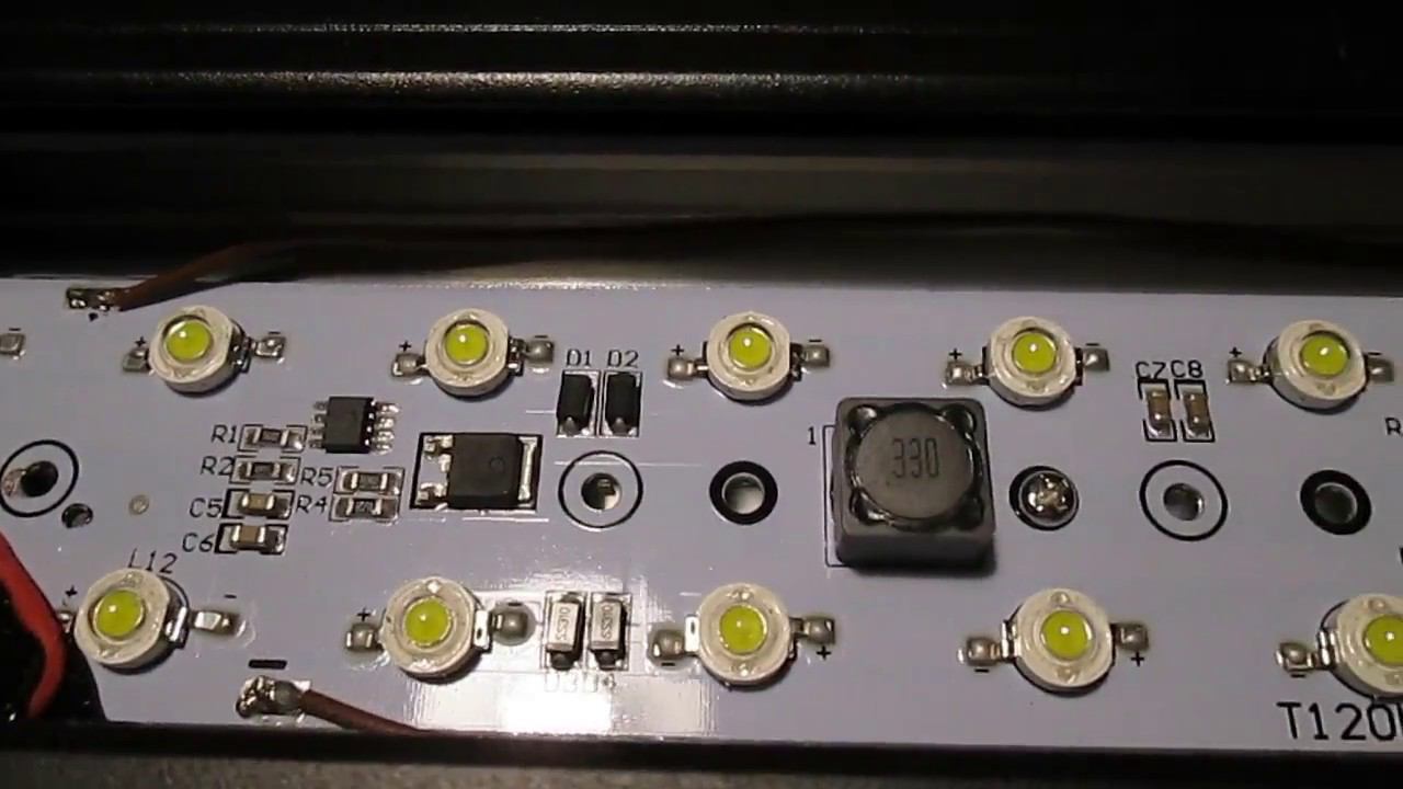 Светодиодная балка на 300 Вт. Что внутри? Китайцы врут! смотреть онлайн