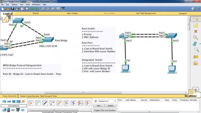 Spanning Tree Protocol (STP) 1 Root Switch Selection Process смотреть онлайн