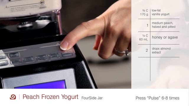 Peach Frozen Yogurt Recipe - Blendtec Recipes смотреть онлайн