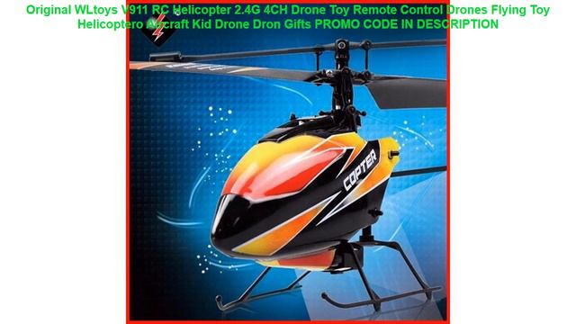 Recenzja Original WLtoys V911 RC Helicopter 2.4G 4CH Drone Toy Remote Control Drones Flying Toy H смотреть онлайн