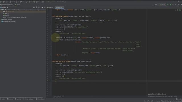 Binance Postman İstekleri Python Üzerinden Gönderme | Python ile AlgoTrade [ 8 ] смотреть онлайн