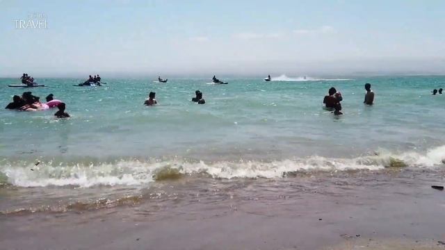 Таджикское море. Пляж. Кайраккум 2021. Sea, Kairakkum Beach 2021. Tajikistan. смотреть онлайн