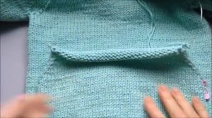 как связать карман кенгуру