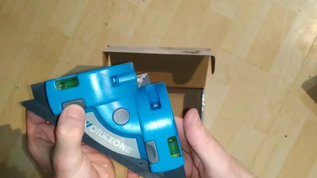 ALDI / WORKZONE - Laser Winkelmesser / Goniometro Laser / Lézeres szögmérő UNBOXING REVIEW смотреть онлайн