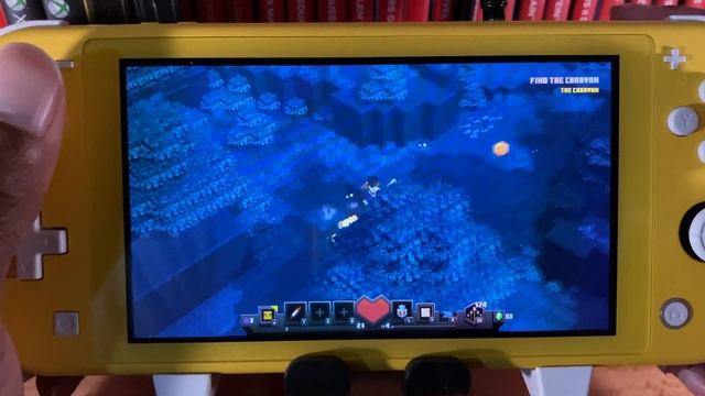 Minecraft Dungeons Gameplay on the Nintendo Switch Lite!!! смотреть онлайн