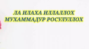 ЖУДА КУЧЛИ КАЛИМА АЛЛОХ ХАР БАЛОДАН АСРАЙДИ...