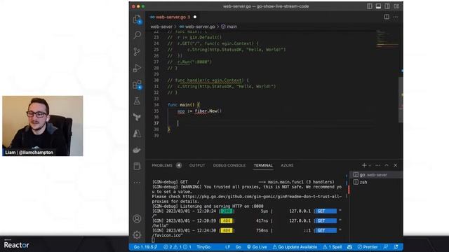 The Go Show #2: Creating your first web server in Go смотреть онлайн