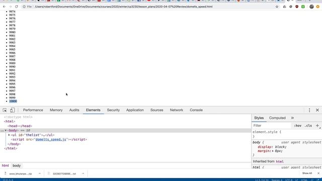 DOM Manipulation vs innerHTML смотреть онлайн