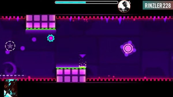 Прохождение игры geometry dash subzero на три монеты "nock em"