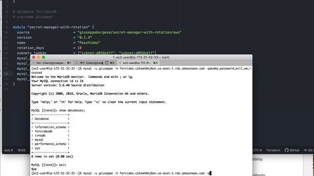 AWS Secrets Manager Automatically Rotate MySQL passwords Terraform Module смотреть онлайн
