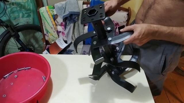 сборка фрез мотоблока 4 секции по 4 ножа Хускварна ТФ 545 Р Husqvarna TF 545P