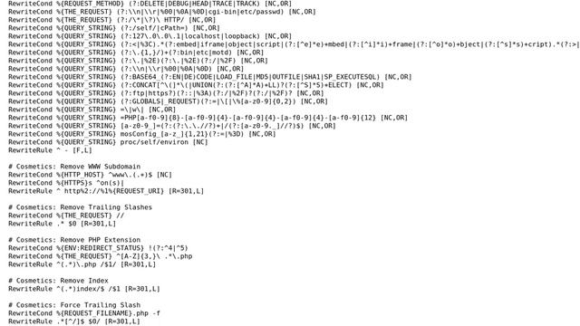 Code Review: Basic settings, custom error page, dynamic versioning, rewrite rules смотреть онлайн