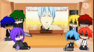 Реакция персонажей "Баскетбол Куроко" 4-часть🏀 [гача клуб]