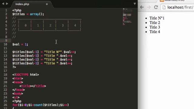 PHP beginner tutorial - M3L2 - New data structure to do everything смотреть онлайн