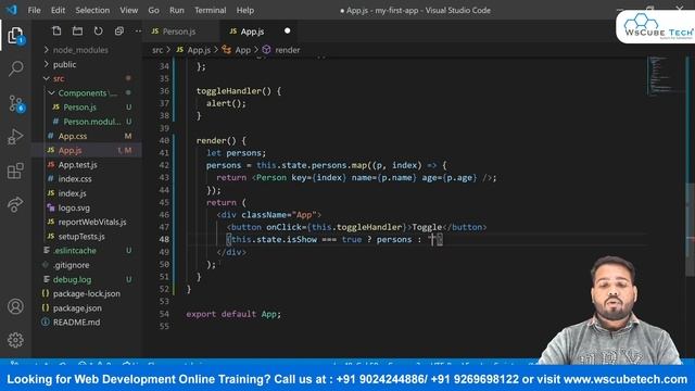 How to Render Data Conditional in React Component? | React JS Tutorial in Hindi #17 смотреть онлайн