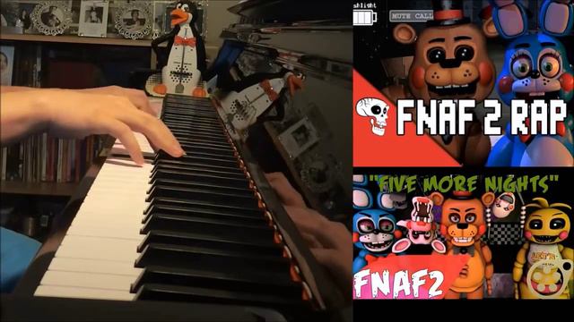 Five Nights At Freddy's 2 Rap Song - Five More Nights - JT Machinima (Piano Cover By Amosdoll)