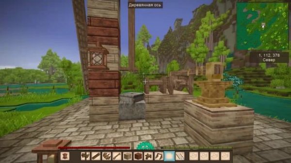 Vintage Story - Пара слов о механизации: ветряк, компоновка узла переключения