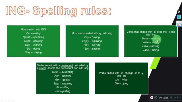 6° Grado de primaria - Past Continuous - VanguardSchools смотреть онлайн