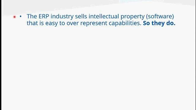 ERP Software Selection & Comprehensive Cost Control Techniques Webinar смотреть онлайн