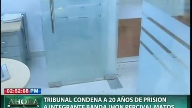 Tribunal condena a 20 años de prisión a integrante de banda de John Percival Matos смотреть онлайн