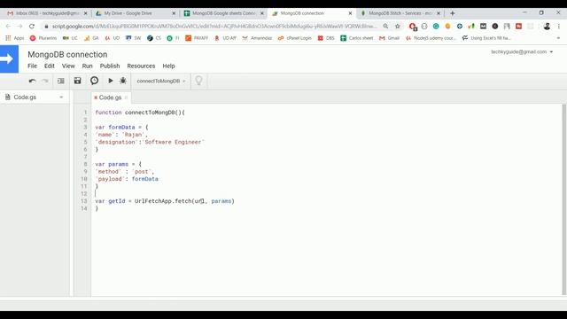 How to connect MongoDB to Google sheets with Google Apps Script смотреть онлайн