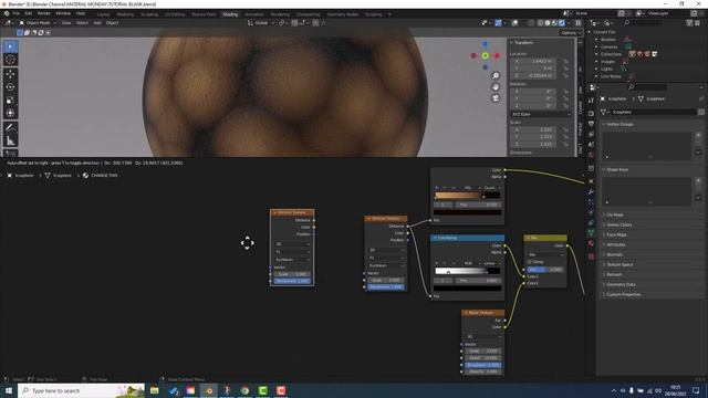 CREATE A PROCEDURAL CORK BOARD MATERIAL FOR BLENDER смотреть онлайн