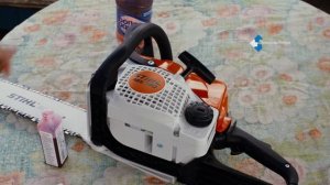 Как правильно заводить и заправлять  Stihl MS 180 (3 часть)