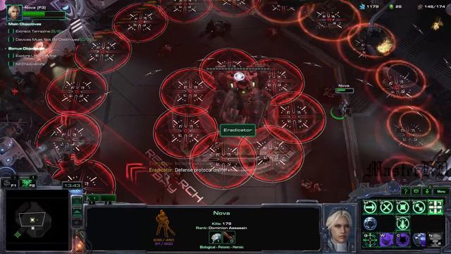 Starcraft II: Nova Covert Ops - Brutal - Mission Pack 2 - Mission 5: Night Terrors C (All Destroyed смотреть онлайн