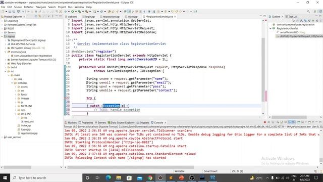 Login and Registration using JSP + Servlet + JDBC + MySQL [2022]-Complete Video смотреть онлайн