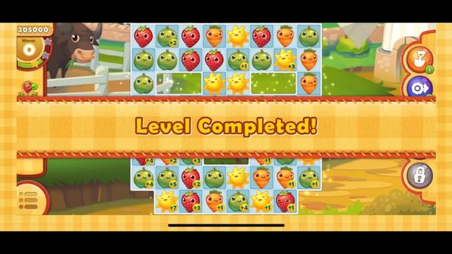 Farm Heroes Saga IOS Gameplay / 16 level / 5 stars after 3 tries смотреть онлайн