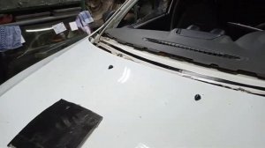 Замена лобового стекла на Лада Гранта/Lada Granta, в гаражных условиях.