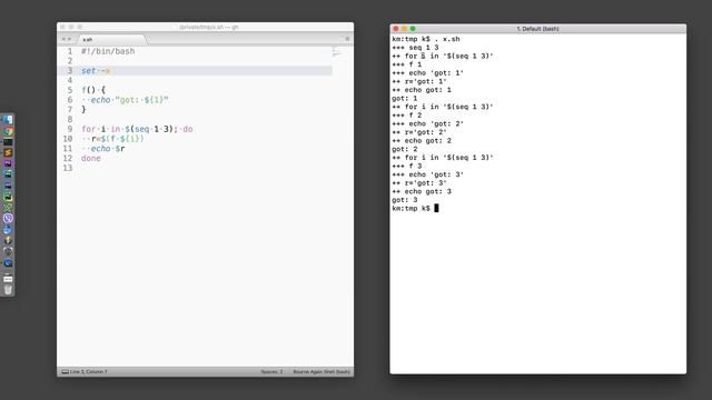 How debug Bash смотреть онлайн