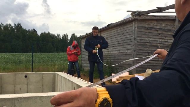 Сдаем построенный фундамент вместе с Технадзором. + Отзыв о компании Фундамент СПб смотреть онлайн