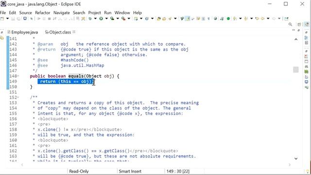 Object class and methods in Java Explained смотреть онлайн