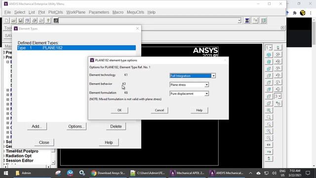 Intro to ANSYS Mechanical APDL, how to get the script from the log file that the GUI writes for you смотреть онлайн