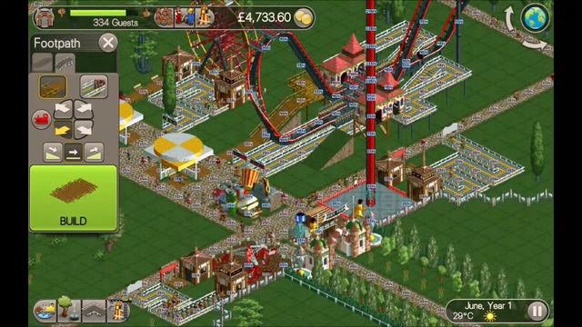 Tutorial | Black Widow - The ultimate profit coaster? | Rollercoaster Tycoon Classic смотреть онлайн