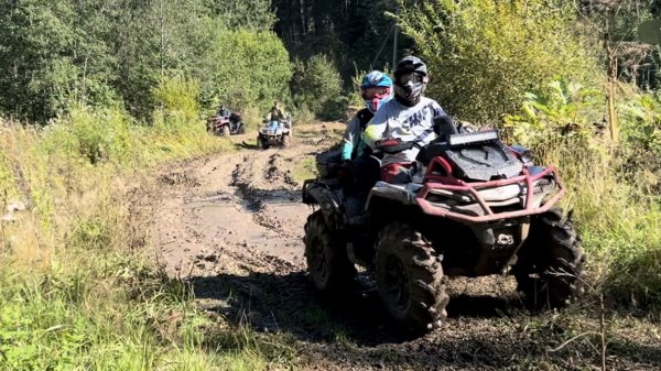 Пермь банда ATV на квадроциклах AODES BRP XMR STELS CFMOTO YAMAHA РМ #запрудклуб #atv59
