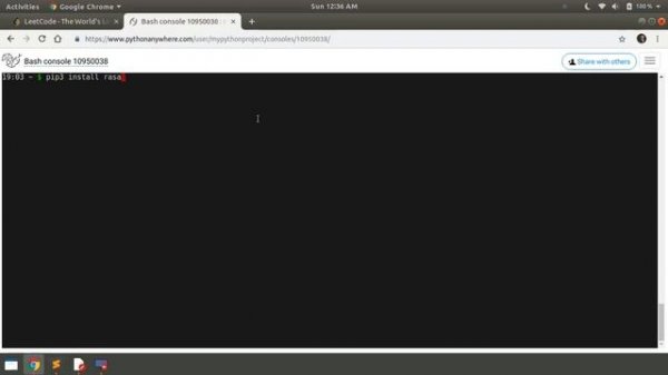 How to install python libraries on pythonanywhere using pip without any errors.