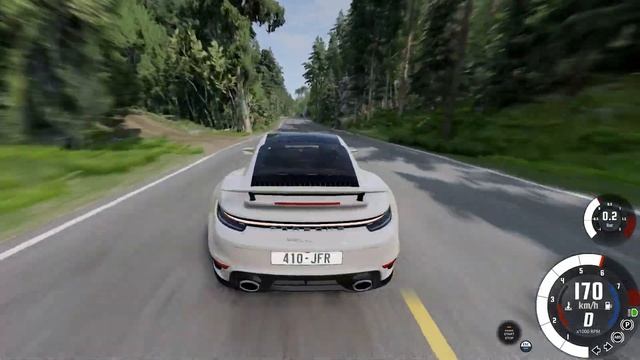 Porsche 992 Driving - BeamNg Drive - Car Games Pc Gameplay [Logitech g29] смотреть онлайн