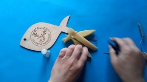 КАК КРАСИВО ВСТАВИТЬ ДВОЙНИК В ПОРОЛОНКУ НЕ РАЗРЕЗАЯ ЕЁ ? Поролоновая рыбка - оснащение