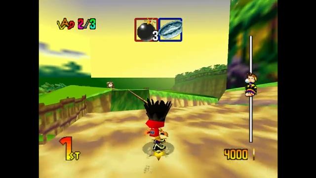 Snowboard Kids 2 Expert Mode Crazy Jungle Itemless Run смотреть онлайн