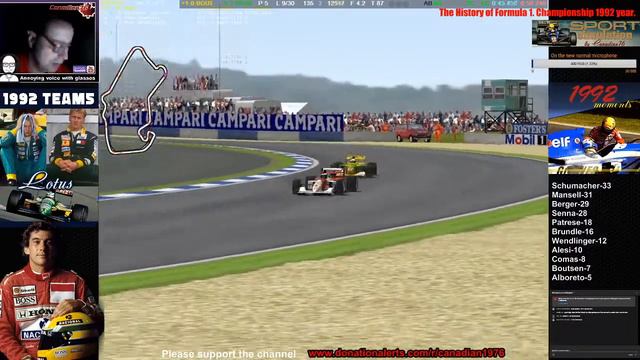 Formula-1. Season 1992. 9 Round. Qualify and Race. смотреть онлайн
