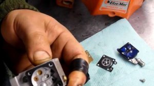 Oleo-mac Sparta 38 - Ремонт карбюратора ДЕТАЛЬНО. Carburetor Service