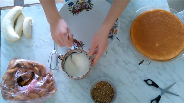 COOK-ОЛЯ готовим торт(-_-) смотреть онлайн