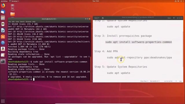 How to Install Python 3.7 on Ubuntu 18.04 LTS? смотреть онлайн