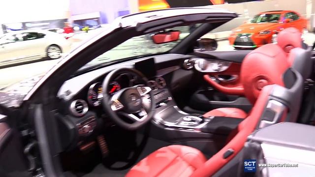 2017 Mercedes AMG C Class C43 Cabriolet - Exterior and Interior Walkaround - 2016 LA Auto Show смотреть онлайн
