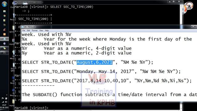 PERIOD ADD,QUARTER,STR TO DATE Date functions sql videos in telugu 53 смотреть онлайн