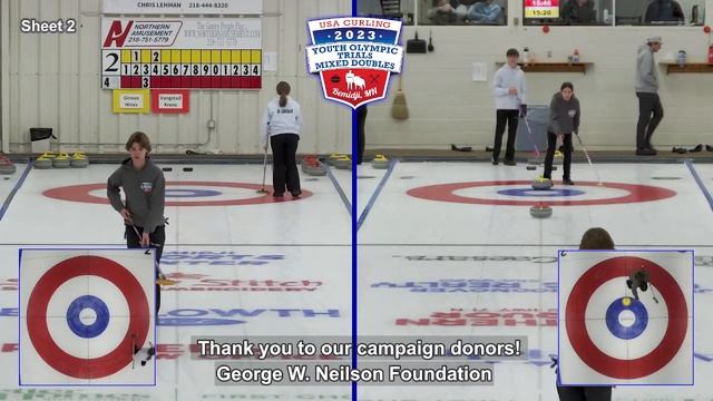 Vangstad/Krenz vs. Giroux/Hines - Draw 7, Sheet 2 смотреть онлайн