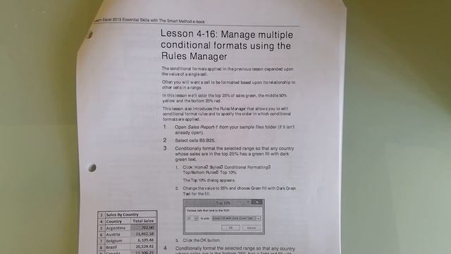 9 Excel Lesson 4 12 to 4 23 смотреть онлайн